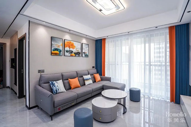 136㎡四居，合理化橫廳構(gòu)筑，軟裝功能改造，詮釋簡約美學(xué)